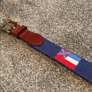 Smathers and Branson Needlepoint Belt LIKE NEW!